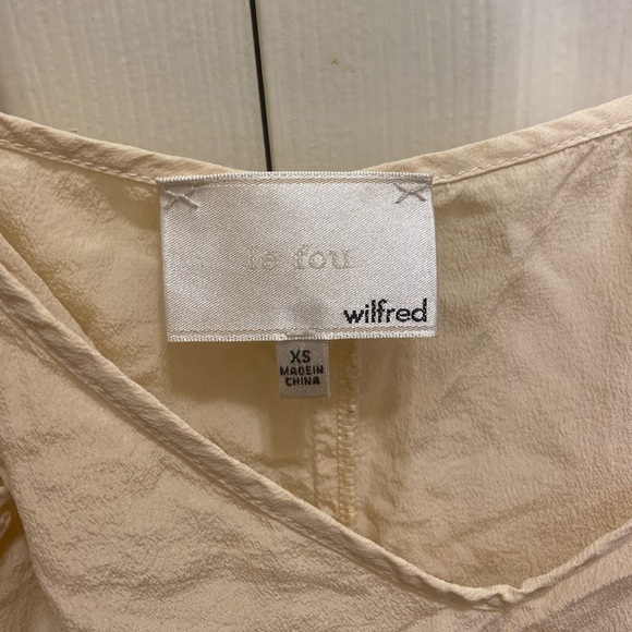 Wilfred Cream Spaghetti Strap Dress - Picture 3 of 3